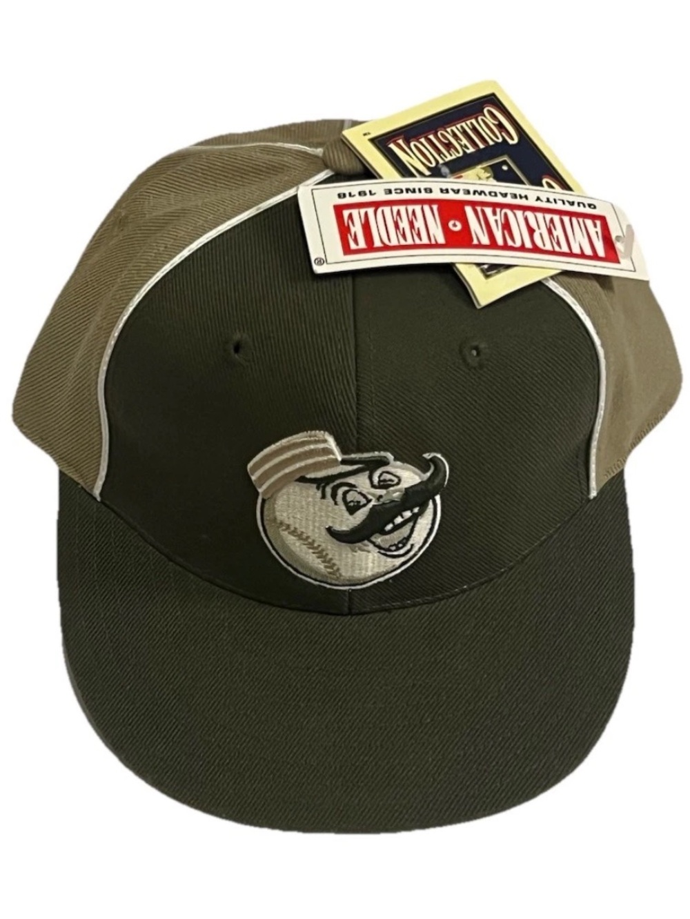 Cincinnati Reds Throwback Logo American Needle Adult 7 1/8 Fitted Hat RARE NWT